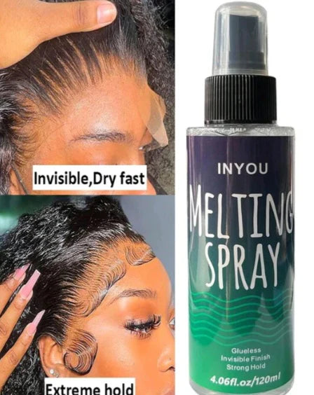 Lace Melting and Holding Spray